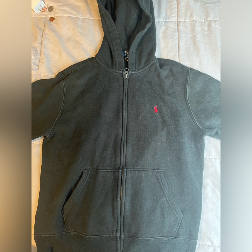 Black Polo Zip up